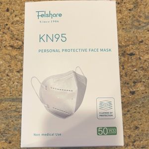 2 Boxes/100 pcs of KN 95 Face Mask-5 Ply
